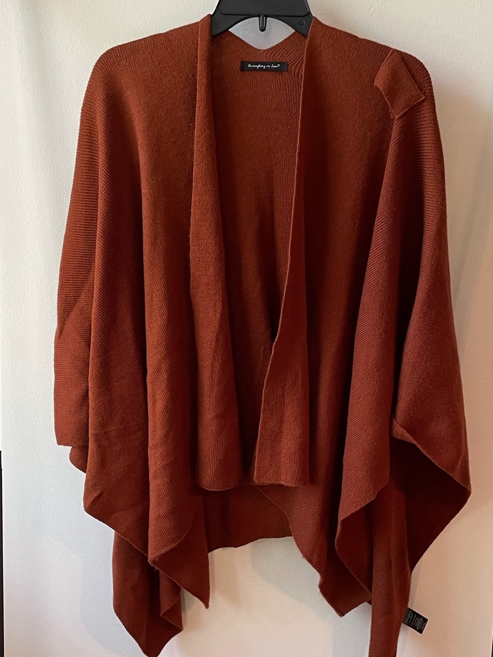 Do Everything in Love | NWOT | Sienna Drapey Knit Sweater Cape